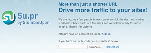 SU.PR Shorter URL + Drive more traffic to your sites